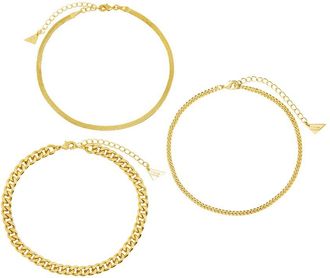 Sterling Forever 14K Plated Adalina Anklet