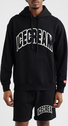 Icecream Soda Pop Graphic Hoodie in Black at Nordstrom, Size Xx-Large