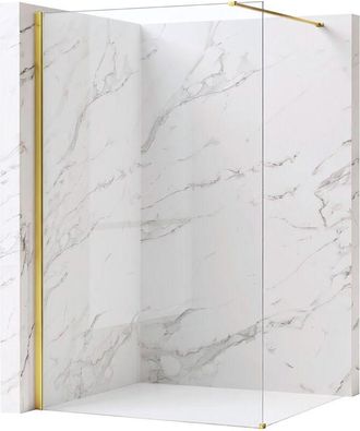 Rea Pared De La Ducha Rea Flexi Transparent Gold 90