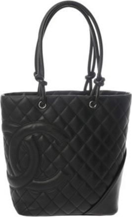 Chanel Black Cambon Ligne Tote Bag (Pre-Owned)
