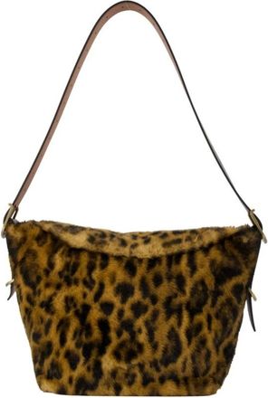 Zadig&Voltaire Shoulder Bags, female, Brown, Size: ONE SIZE Faux Fur Crossbody Bag - Brown
