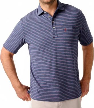 Johnnie-O Ryan Short Sleeve Polo In Oceanside