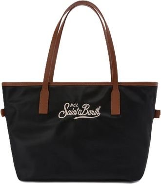 MC2 Saint Barth Mid Nylon Shoulder Bag with Adjustable Strap and Subtle Logo