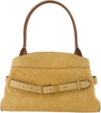 Marc Jacobs Tassen, Dames, Beige, ONE Size, Su&egrave;de, The Suede Dakota Satchel