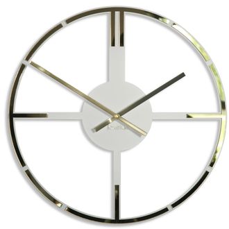 OEM Reloj De Pared De Metal Dorado Claro