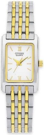 Citizen Quartz White Dial Two-tone Ladies Watch EJ5854-56A