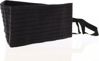 Dolce & Gabbana Black Silk Womens Waist Cummerbund