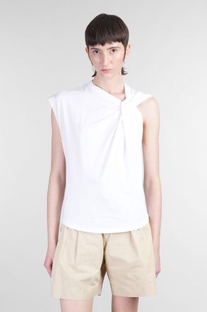 Isabel Marant Topwear Nayda in cotone bianco
