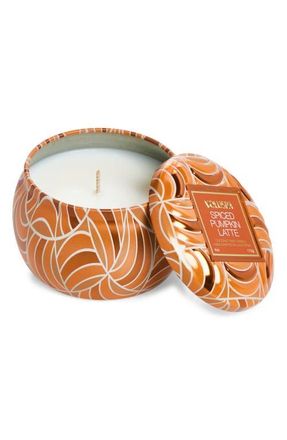 Voluspa Mini Spiced Pumpkin Latte Candle in Orange at Nordstrom