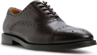 Ted Baker Harlington Cap Toe Oxford in Dark Brown at Nordstrom, Size 10.5