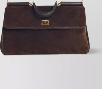 Dolce & Gabbana my sicily large suede shoulder bag