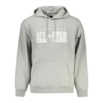 Converse Hoodies, male, Gray, Size: XL Arch All Star Hoodie