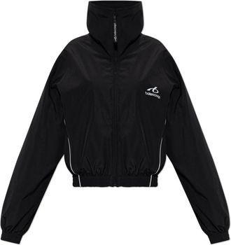 Balenciaga Jas met logo - Dames - Zomerjassen - Zwart - S - Jassen