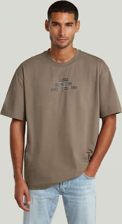 G-Star Multi Technique Relaxed T-Shirt - Bruin - Heren