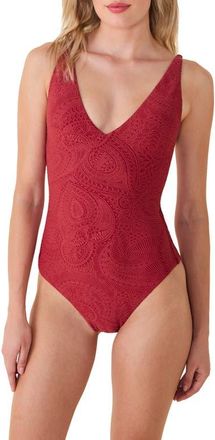 Andie Swim The Ohana One-Piece Swimsuit in Paprika at Nordstrom, Size X-Small