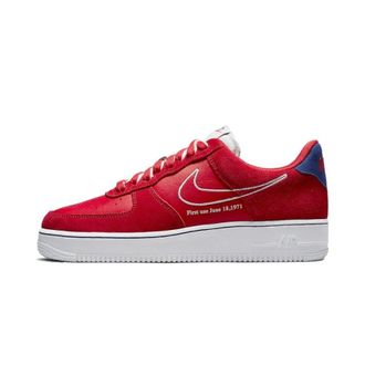 Nike Fitness, Heren, Rood, 44 EU, Leer, Air Force 1 07 LV8 First Use