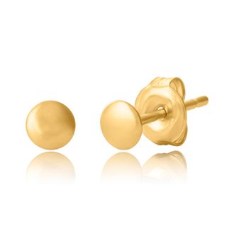 MAX + STONE 14K Yellow Gold 4MM Dot Studs