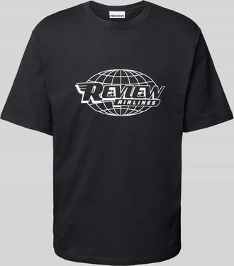 Review Regular Fit T-Shirt mit Rundhalsausschnitt in Black, Gr&ouml;&szlig;e XS