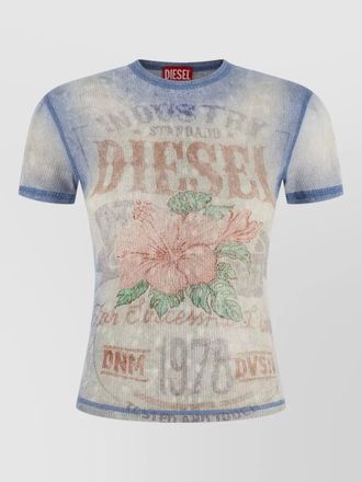 Diesel ribbed cotton t-shirt