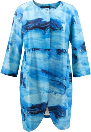 Vera Wang Wool Printed Coat Size M