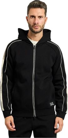 Emporio Armani Hombre, Sudaderas, Negro, Talla: L