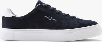 Fred Perry Sneakers in suede con stampa logo - FRED PERRY - gender_Man