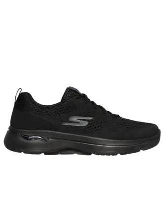 Skechers Mens Go Walk Arch Fit Motion Breeze Sneakers In Black/black