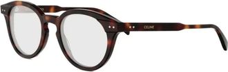 Celine Glasses, male, Brown, Size: 49 MM Eyeglasses