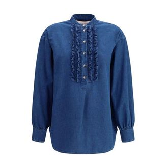 Valentino Mujer, Blusas y Camisas, Azul, Talla: S