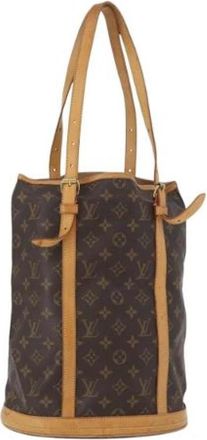 Louis Vuitton Pre-owned Canvas Bucket Bag - Dames - Vintage Tas - Bruin - ONE Size - Vintage