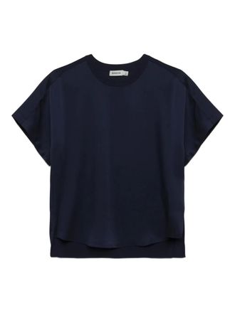 SIMKHAI Addy crew-neck short-sleeve T-shirt - Blue