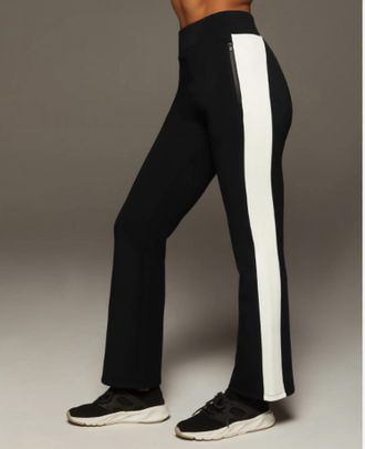Michi Carve Pull On Sweatpants In Black/ivory
