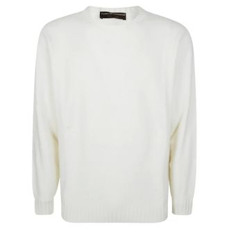 FILIPPO DE LAURENTIIS Finezza 7 Cashmere Knit - Knitwear - Hombre - Blanco - 2XL