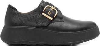 FitFlop buckle-strap oxford shoes - Zwart