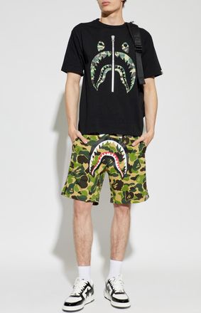 A Bathing Ape T-shirt With Print, Mens, Black