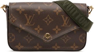 Louis Vuitton Pre-owned Womens Monogram Felicie Strap And Go - Brown Textile - One Size