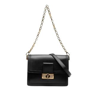 Louis Vuitton Pre-owned Dauphine MM Leren 2-weg Tas - Dames - Pre-owned - Zwart - Maat: ONE Size Leer