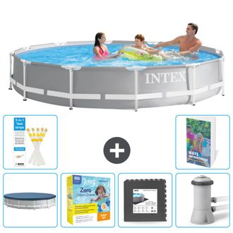 Intex Piscina Prism Frame Redonda - 366x76 Cm - 7-piezas S85