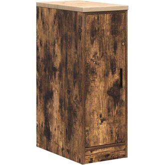 vidaXL Armario De Almacenamiento Para Garaje Roble Ahumado 30x51x85 Cm Vidaxl