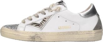 4B12 Suprime D323 Sneaker - Dames - Sneakers - Grijs - 37 EU - Leer - Schoenen