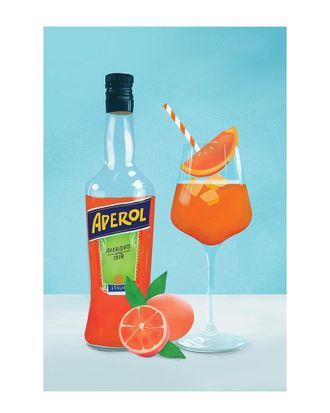 iCanvas Aperol Spritz III by Petra Lizde Wall Art