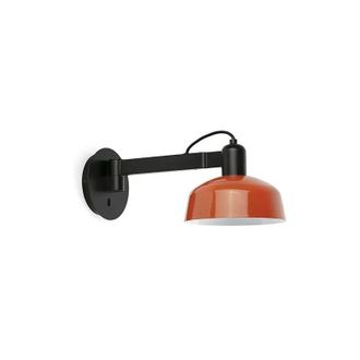 Faro Barcelona Tatawin S Aplique Brazo Naranja Rojo 20342-143