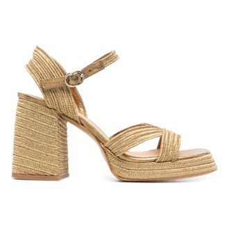 Castaner High Heel Sandals, female, Yellow, Size: 10 US Valle Sandals