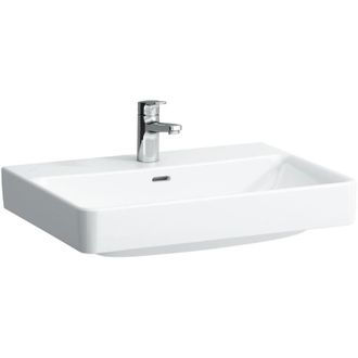 Laufen Lavabo Sobre Encimera Laufen Pro S 650 X 465 Mm Con Rebosadero, Sin Orificio Para Grifer&iacute;a Blanco Lcc Laufen