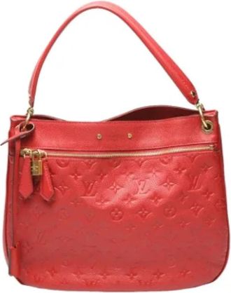 Louis Vuitton Tweedehands Canvas handtassen - Dames - Vintage Handtas - Bruin - ONE Size - Vintage