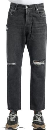 Icon Denim Los Angeles Heren, Jeans, Grijs, Maat: W35 Katoen