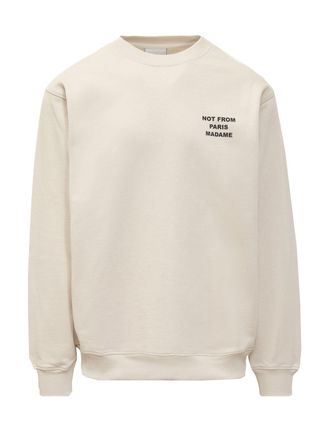 Drôle de Monsieur Logo-printed Crewneck Sweatshirt