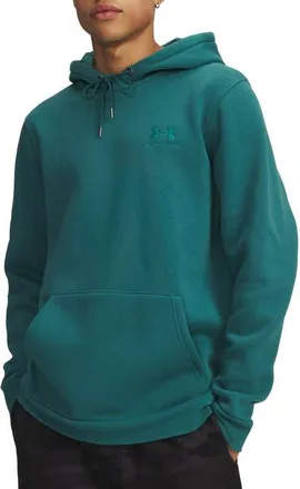 Under Armour UA Icon Fleece Hoodie in 338 Rack Green at Nordstrom, Size Xx-Large