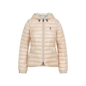 Moncler Pink Quilted Hood Jacket