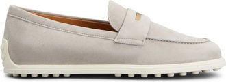 Tod's Mocassini in pelle scamosciata - Grigio
